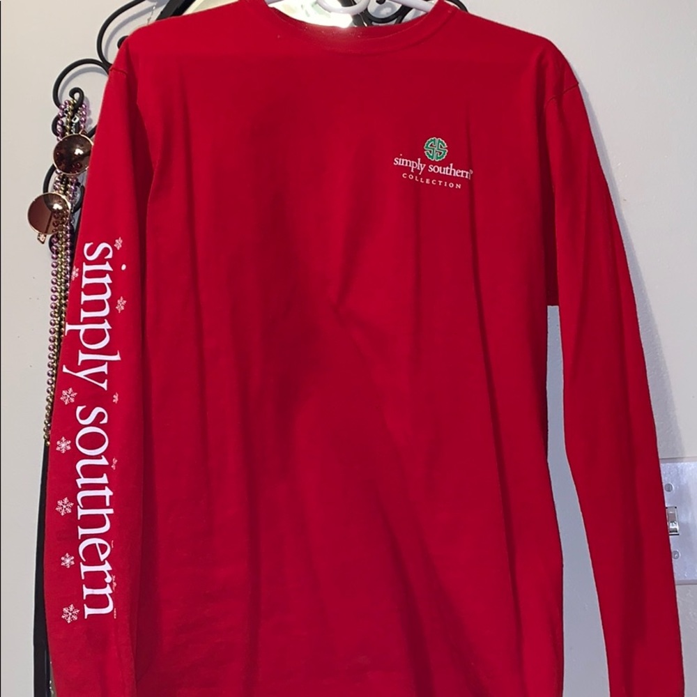 Christmas simply southern long tee